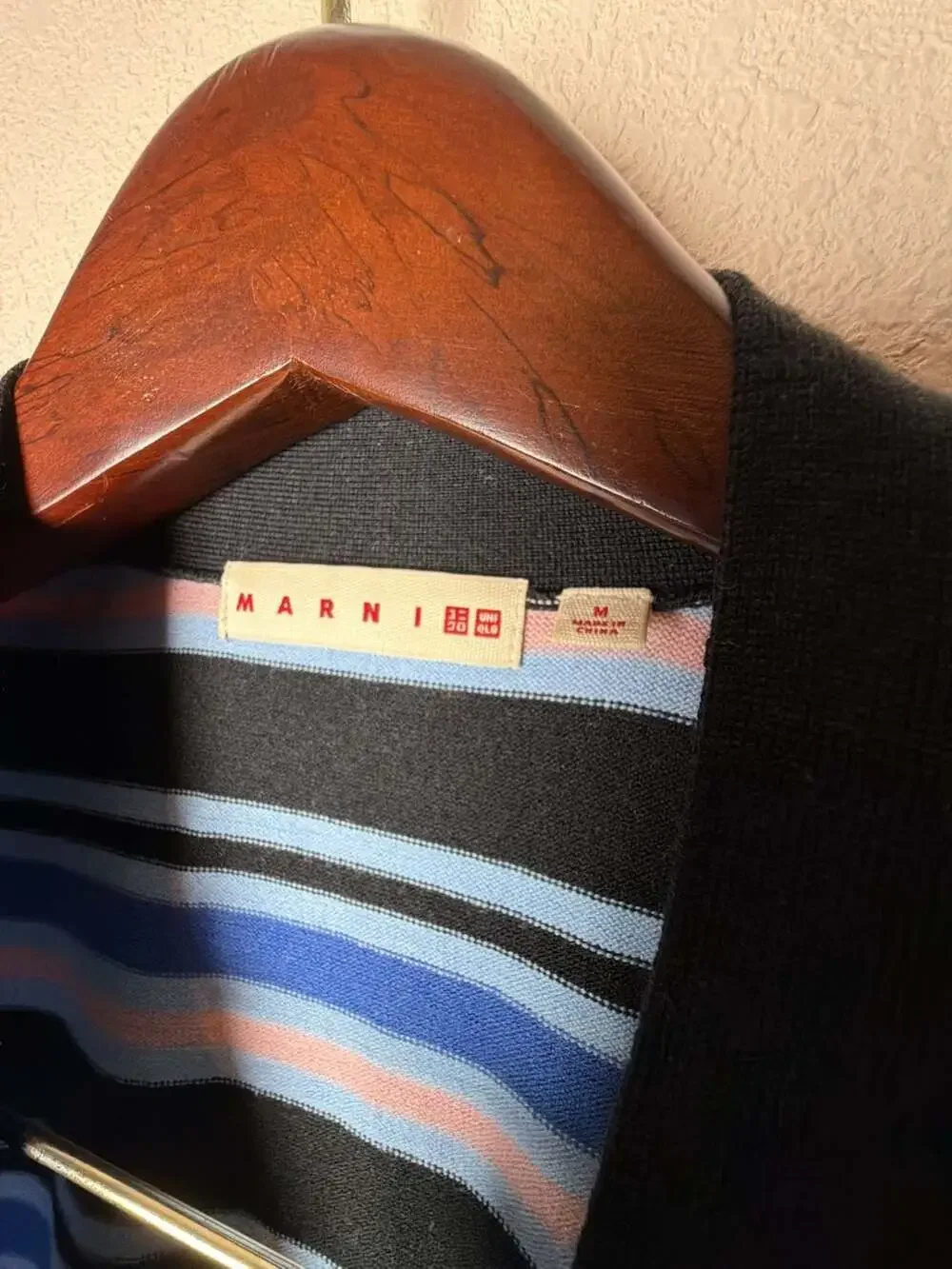 Marni‎ x Uniqlo Striped V-Neck Cardigan Size M